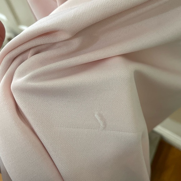 VTG SOLID COLOR CLASP WAIST FLARE MIDI SKIRT IN PINK - Picture 5 of 7